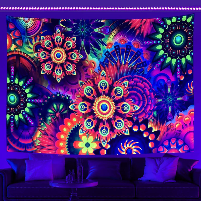 Quadro Trippy em Tapeçaria